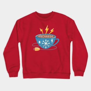 Recharge Coffee Cup Crewneck Sweatshirt